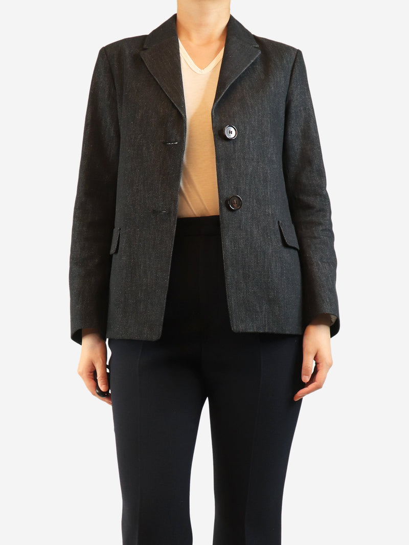 Black denim jacket - size UK 8 Coats & Jackets S Max Mara 
