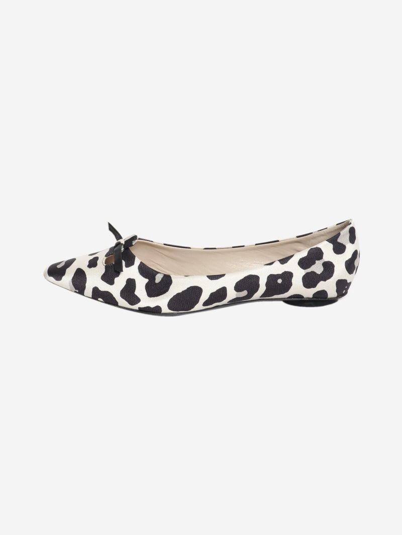Vintage grey leopard-print ballet flats - size EU 37 Flat Shoes Marc Jacobs 