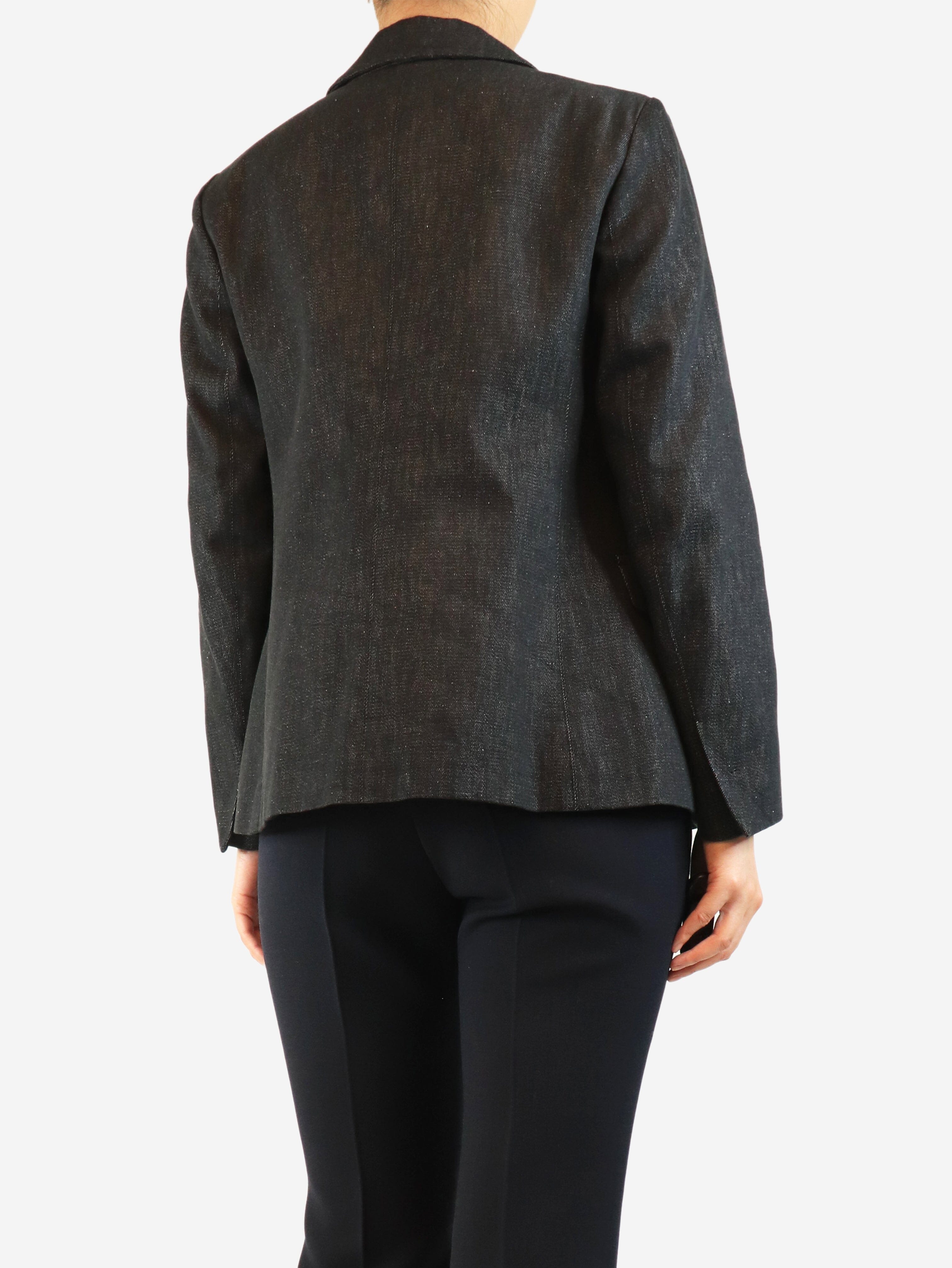 Black denim jacket - size UK 8 Coats & Jackets S Max Mara 
