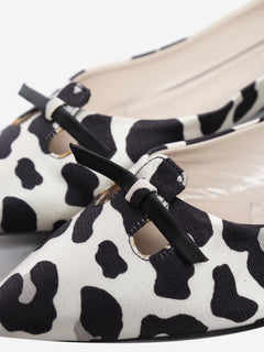 Vintage grey leopard-print ballet flats - size EU 37 Flat Shoes Marc Jacobs 