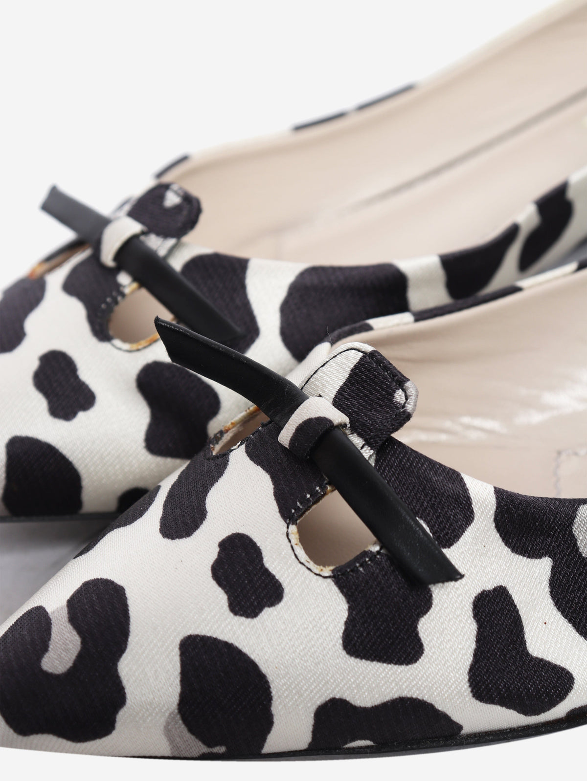 Vintage grey leopard-print ballet flats - size EU 37 Flat Shoes Marc Jacobs 