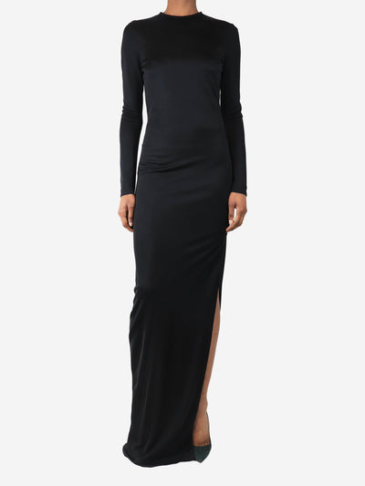 Black long-sleeve maxi dress - size UK 6 Dresses Givenchy 
