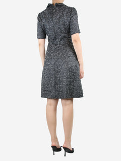 Grey tweed midi dress - size UK 8 Dresses Oscar De La Renta 