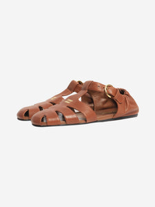 Miu Miu Oak Ruches fisherman sandals - size EU 38