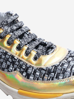 Tweed lurex trainers - size EU 38 (UK 5) Trainers Chanel 