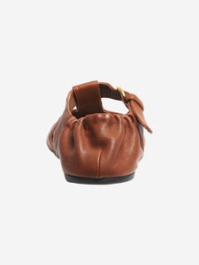 Miu Miu Oak Ruches fisherman sandals - size EU 38