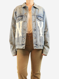 Blue Yankees denim jacket - size Coats & Jackets Gucci 