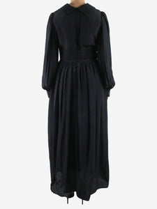 Wiggy Kit Black V-neckline maxi dress - size S