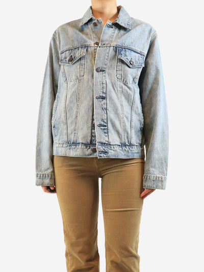 Blue denim 'Guccy' jacket - size L Coats & Jackets Gucci 