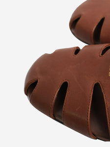 Miu Miu Oak Ruches fisherman sandals - size EU 38