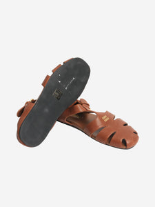 Miu Miu Oak Ruches fisherman sandals - size EU 38