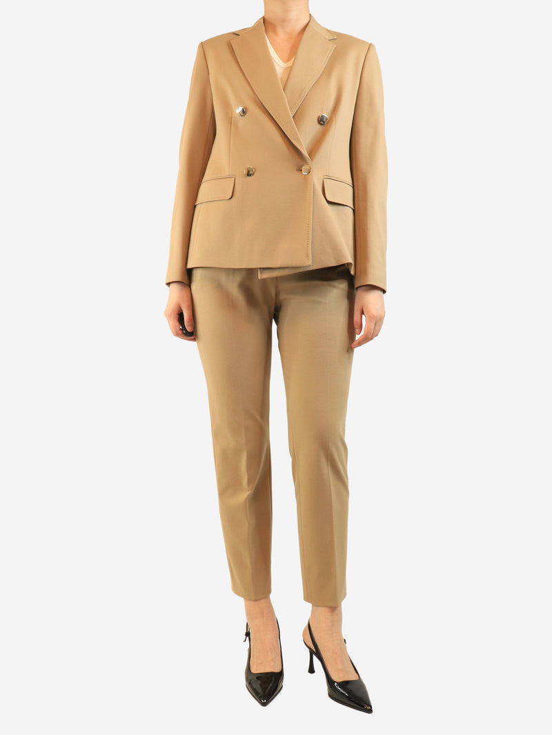 Camel two-piece suit set - size UK 10 Sets Max Mara Studio 
