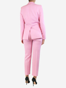 Stella McCartney Pink blazer and trousers set - size UK 10