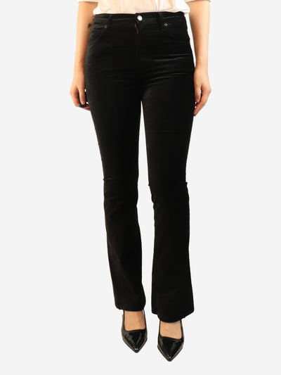 Black velvet jeans - size UK 8 Trousers Agolde 