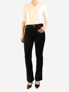 Black velvet jeans - size UK 8 Trousers Agolde 