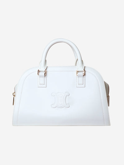 White leather handbag Top Handle Bags Celine 