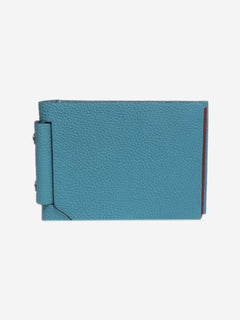 Blue leather photo book Wallets, Purses & Small Leather Goods Hermes 