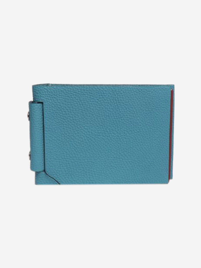 Blue leather photo book Wallets, Purses & Small Leather Goods Hermes 