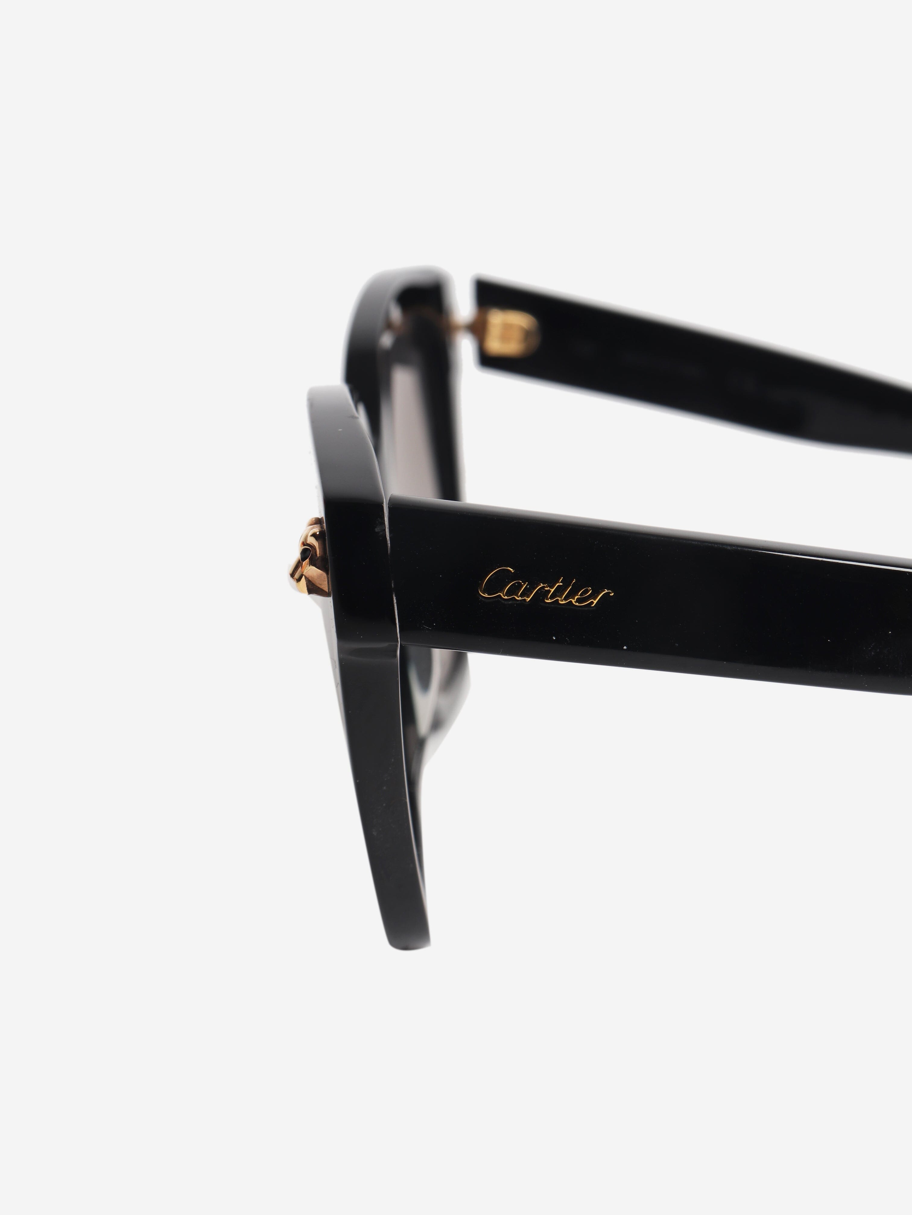 Black Panthère square-frame sunglasses Sunglasses Cartier 