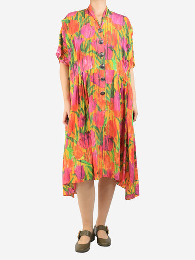 Multicolour floral printed sundress - size UK 10 Dresses Balenciaga 