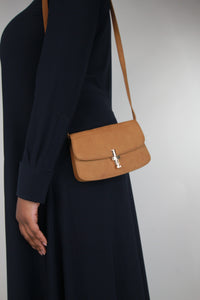 The Row Brown leather crossbody bag