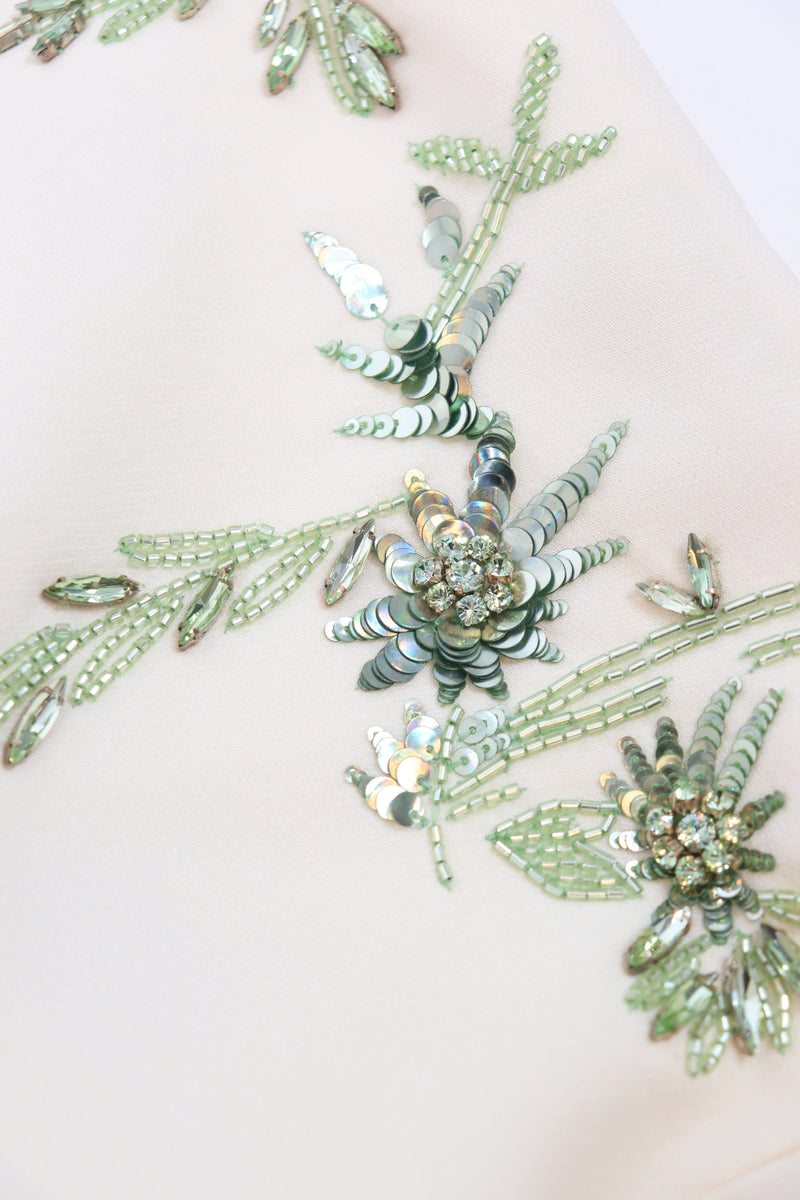Cream beaded mini dress - size UK 10 Dresses Valentino 
