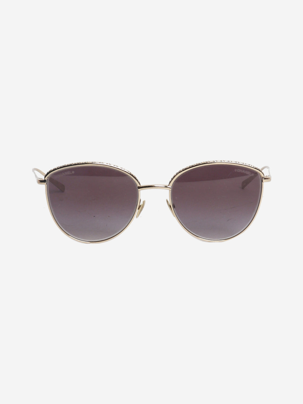 Gold round-frame sunglasses Sunglasses Chanel 