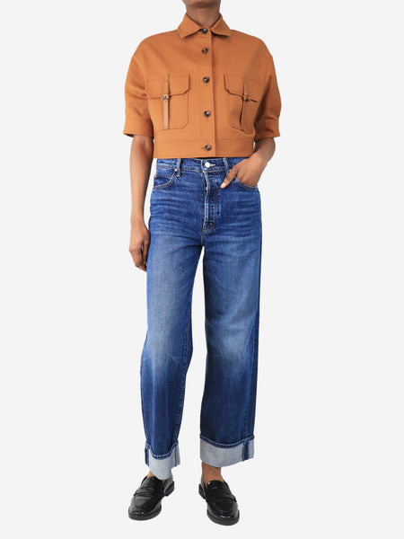 Blue relaxed-fit jeans - size UK 6 alternate image