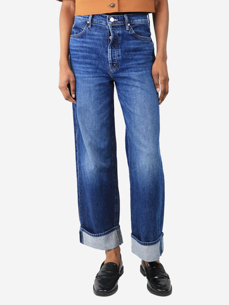 Blue relaxed-fit jeans - size UK 6 product image