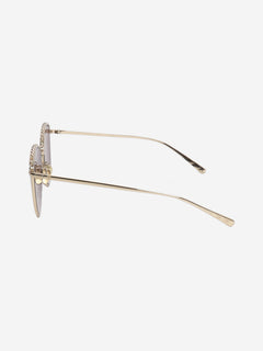Gold round-frame sunglasses Sunglasses Chanel 