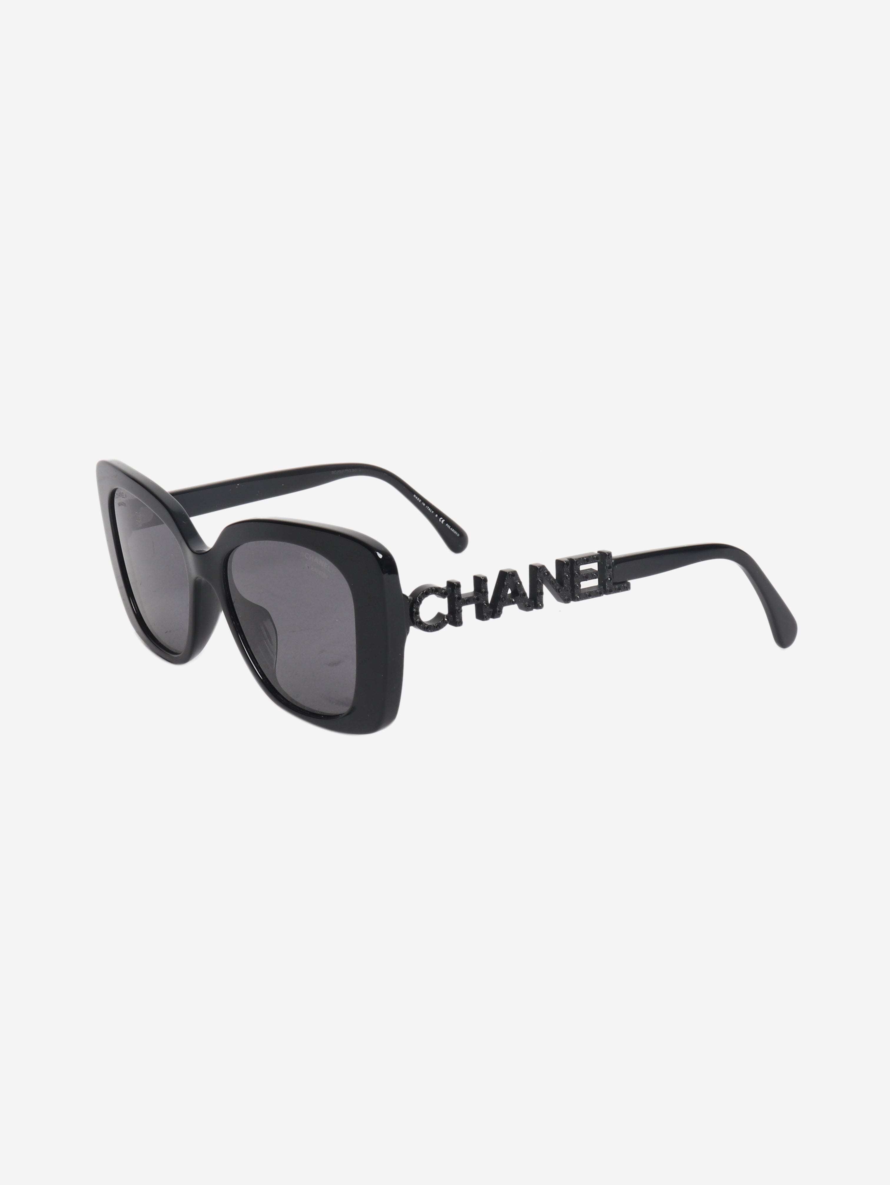 Black cat-eye sunglasses Sunglasses Chanel 