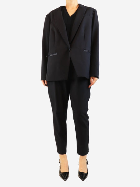 Navy suit set - size UK 22 product image