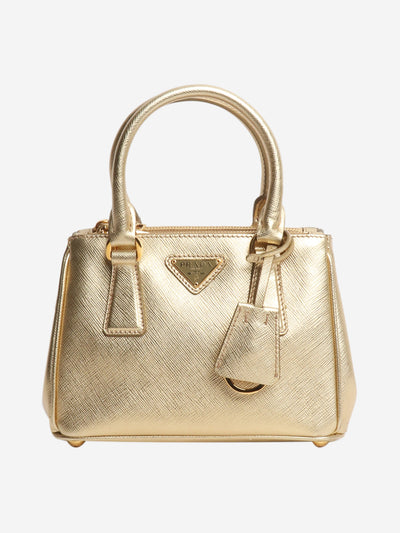 Metallic saffiano small bag Bags Prada 