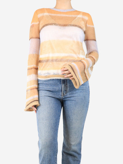 Stripe mohair knit jumper - size M Knitwear Acne Studios 