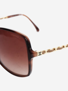 Brown tortoise shell oversized sunglasses Sunglasses Chanel 