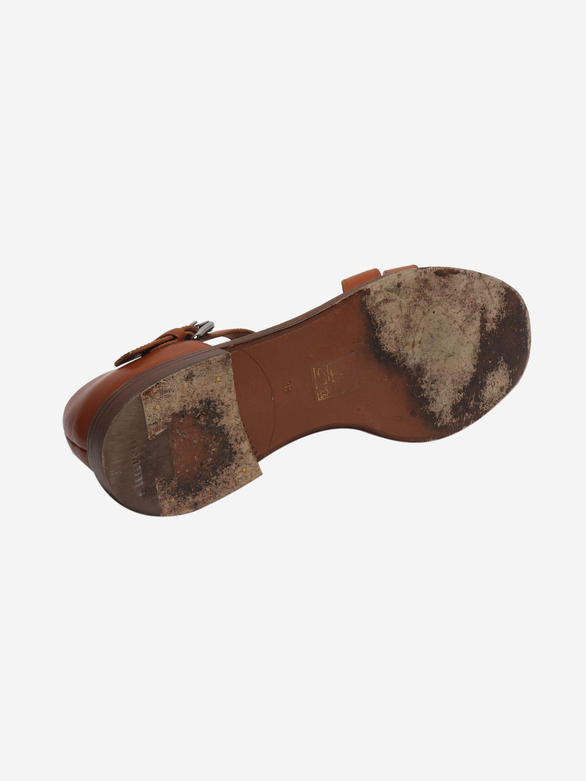 Tan Kelsey woven leather sandals - size EU 38 Flat Sandals Church's 