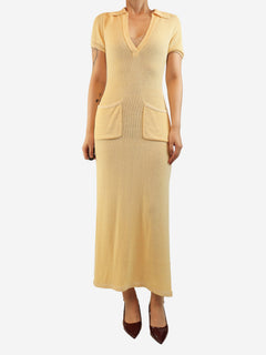 Butter yellow knit dress - size S Dresses Proenza Schouler 