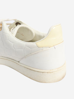 White croc-embossed trainers - size EU 36 Trainers Louis Vuitton 