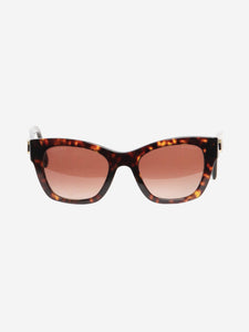 Chanel Brown tortoise shell sunglasses