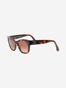 Chanel Brown tortoise shell sunglasses