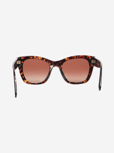 Chanel Brown tortoise shell sunglasses