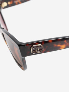 Chanel Brown tortoise shell sunglasses