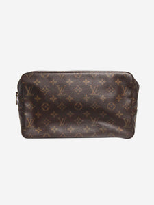 Louis Vuitton Brown Monogram Trousse de Toilette bag