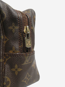 Louis Vuitton Brown Monogram Trousse de Toilette bag