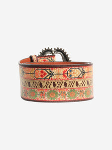 Etro Multicolour tri-patterned belt