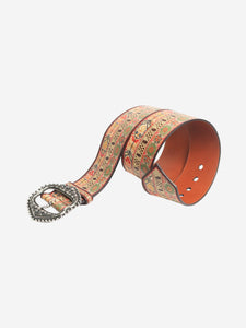 Etro Multicolour tri-patterned belt
