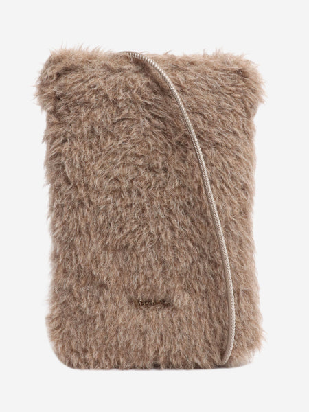 Brown Crossy teddy phone pouch product image