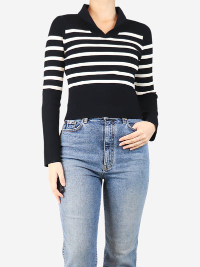 Black striped jumper - size M Knitwear Khaite 