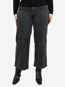 Sezane Grey wide leg jeans - size UK 12