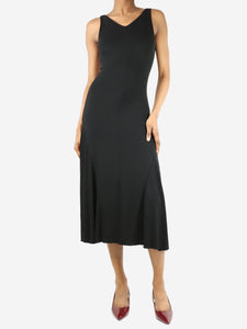 Narciso Rodriguez Black sleeveless maxi dress - size UK 8